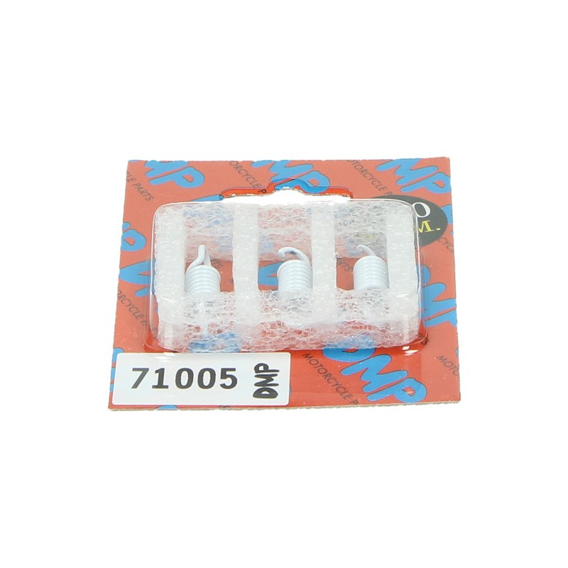 tension spring DMP set clutch +1000rpm white 3-parts sco gy6, kymco, peugeot, piaggio, scooter