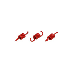 tension spring DMP set clutch +2000rpm red 3-parts sco gy6, kymco, peugeot, piaggio, scooter