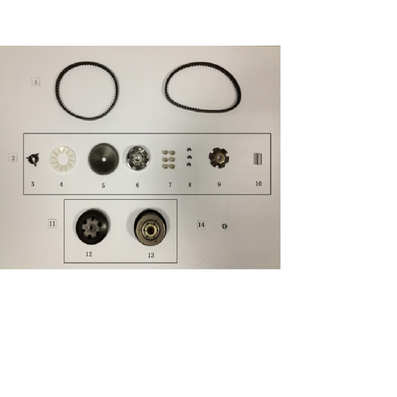 Rollen set 9 gram - GY6