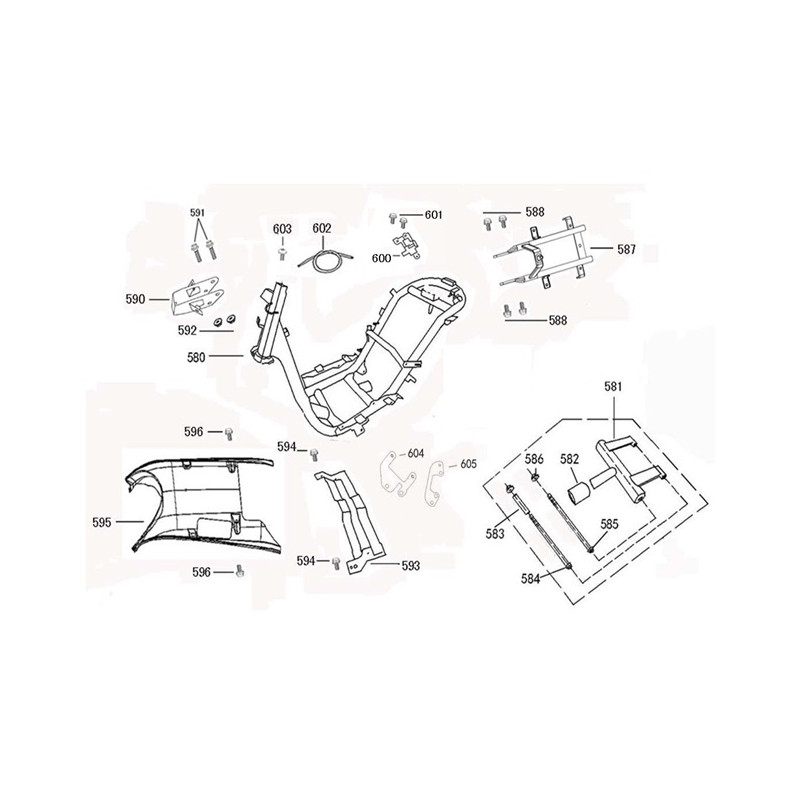Electromagnetic valve stents - euro 4 - GY6 ECS