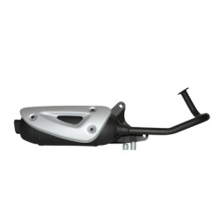 uitlaat tecno standaard model straight (made in EU) 12 inch zwart sco china 4t, sco gy6