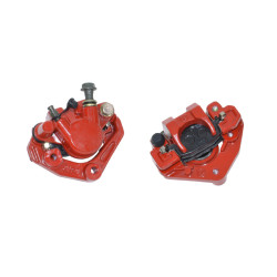 brake caliper front red sco china 4t, sco gy6, v-clic