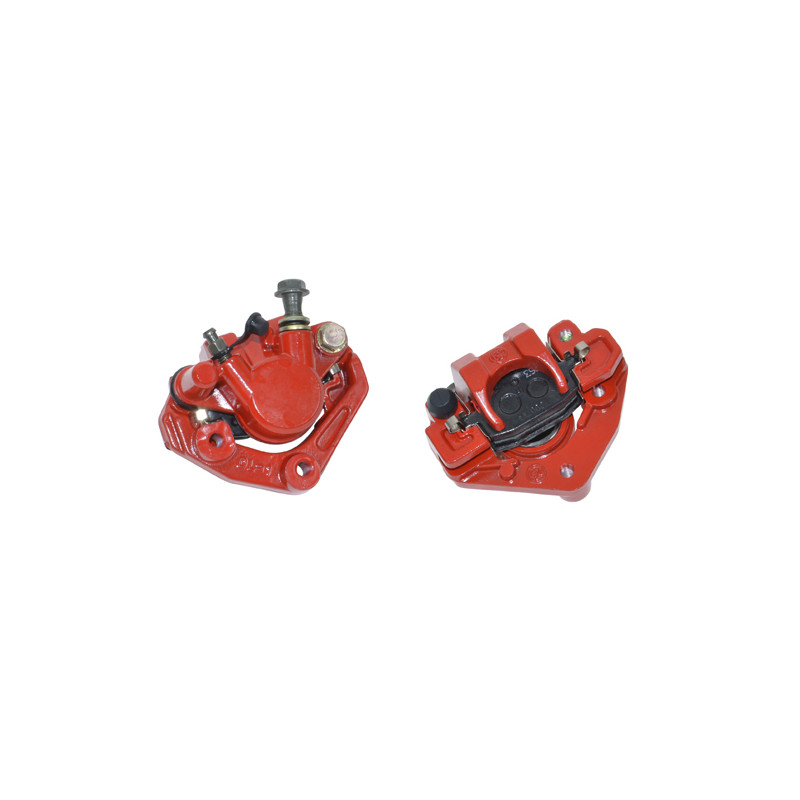 brake caliper front red sco china 4t, sco gy6, v-clic