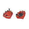 brake caliper front red sco china 4t, sco gy6, v-clic