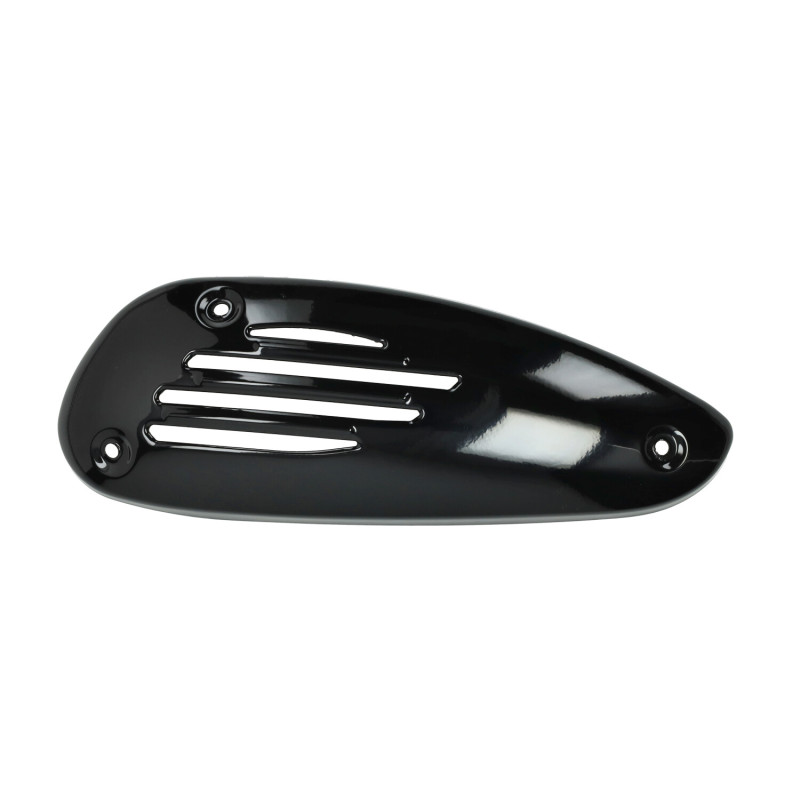 heat shield DMP exhaust black china lx/napoli, china vespa S, gts toscana, riva, sco gy6, vx50