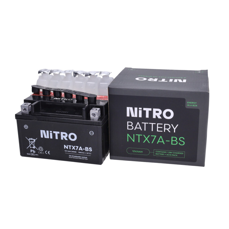 accu nitro ntx7a-bs/ytx7a-bs peugeot-4t, sco kymco 4t, sco china 4t, sco sym 4t