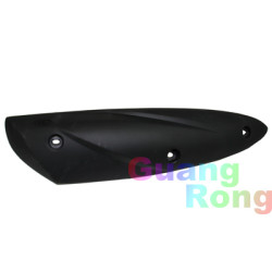 hitteschild uitlaat mat zwart agility 10inch, agility 12inch, Kymco Agility