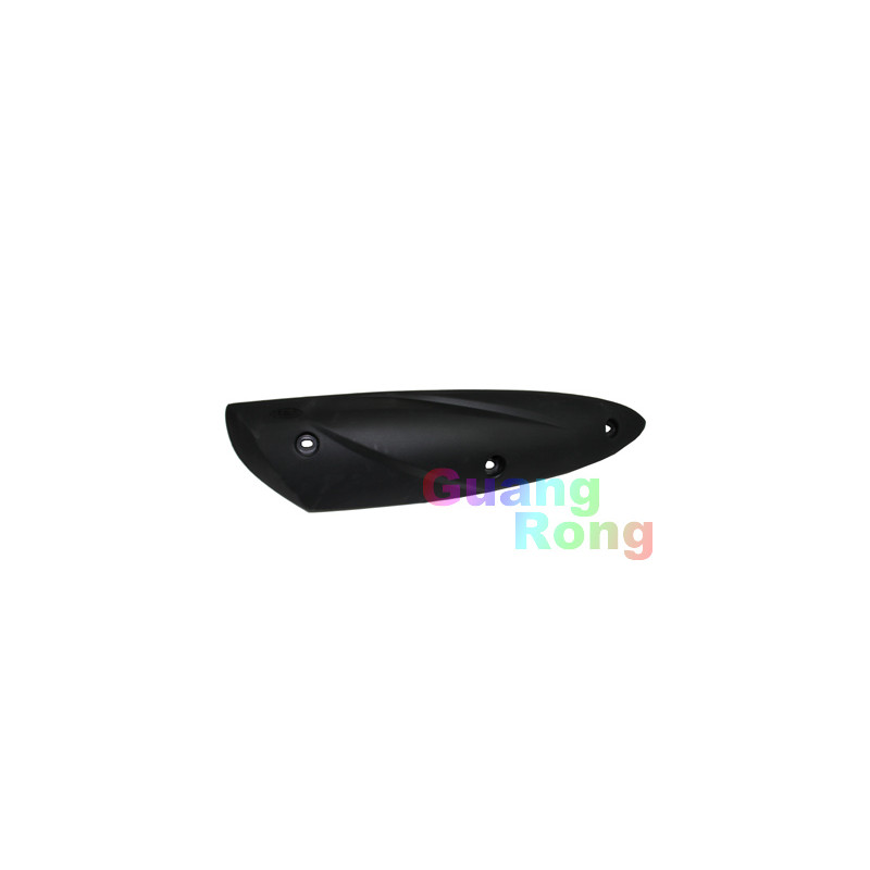 hitteschild uitlaat mat zwart agility 10inch, agility 12inch, Kymco Agility