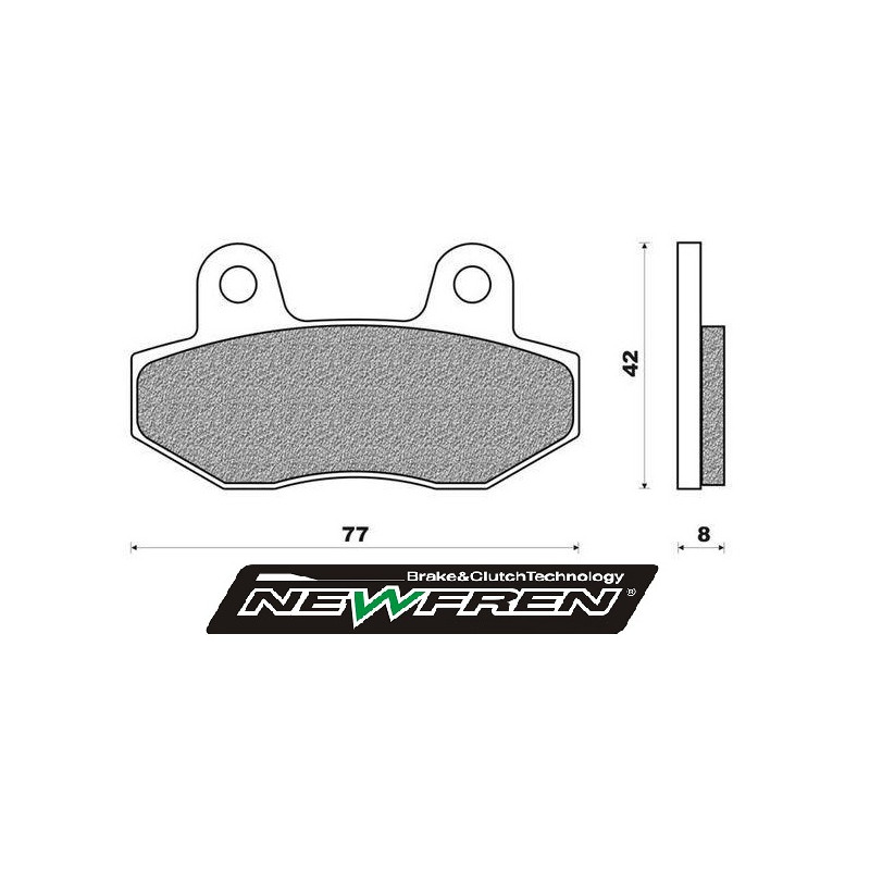 brake pad set Newfren front agm VX50, china lx/napoli, gts toscana, mbx, nsr, speedfight 3, vx50 fd0358