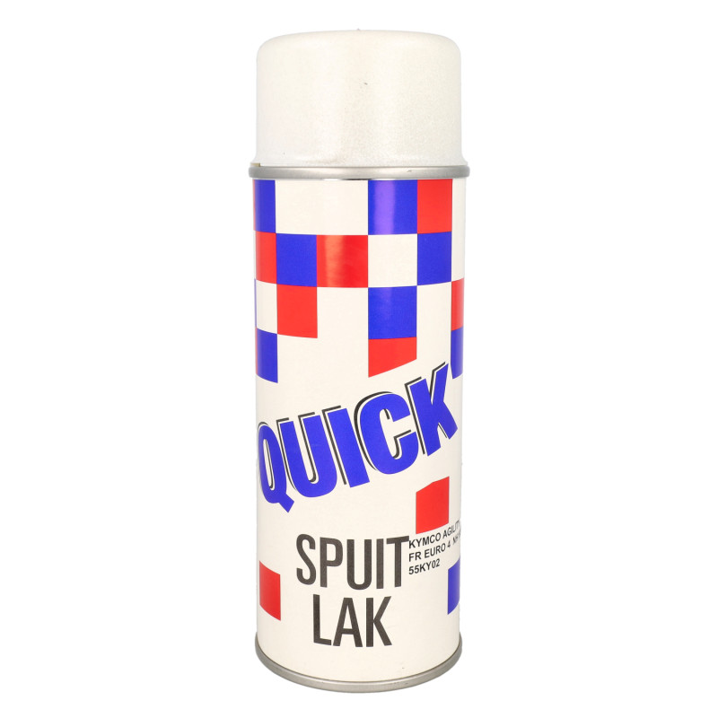 spuitlak Quick euro-4 kymco 400mL spuitbus wit agility FR