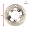 brake disc 5-hole 45121-LGR5-E80 kymco 220mm new like 45121-lgr5-e80