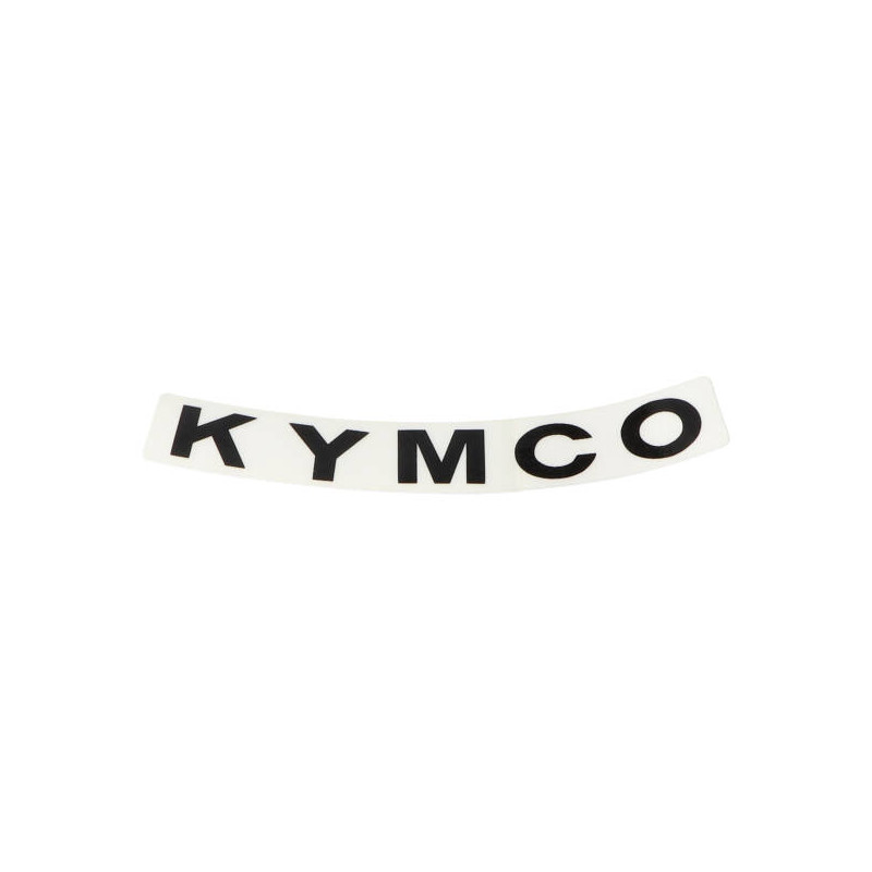 sticker Kymco original leg shield word [kymco] 8.5cm black 87556-kclc-c00-t02