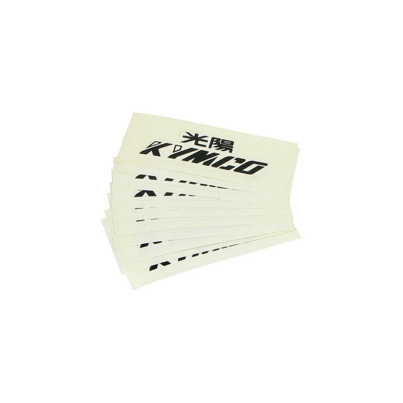 sticker woord [kymco] 8cm zwart