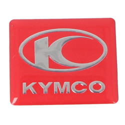 emblem Kymco original logo leg shield red like 86102-lgr5-e00-t01