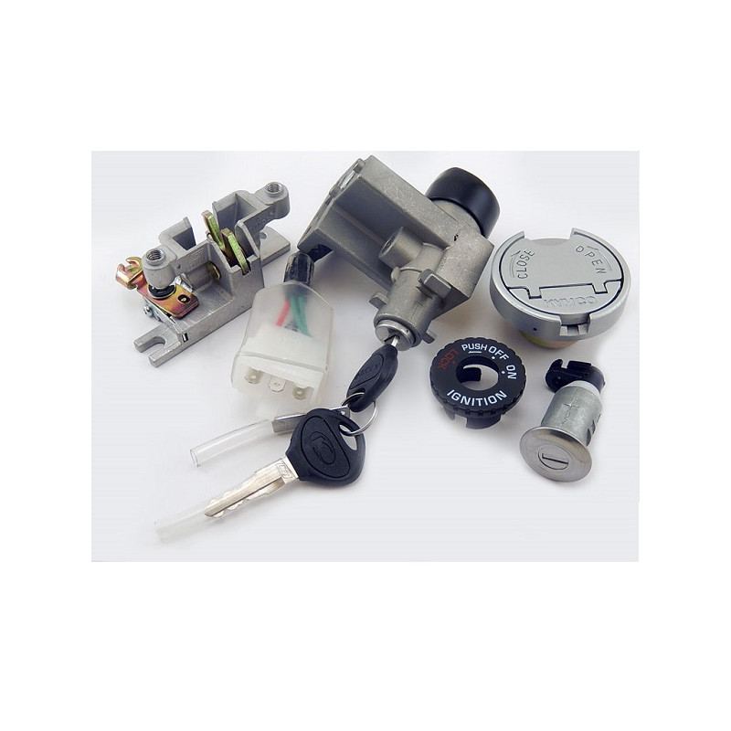 ignition lock Kymco original short buddyseat euro-4 12 inch agility FR 35010-ldc8-e91