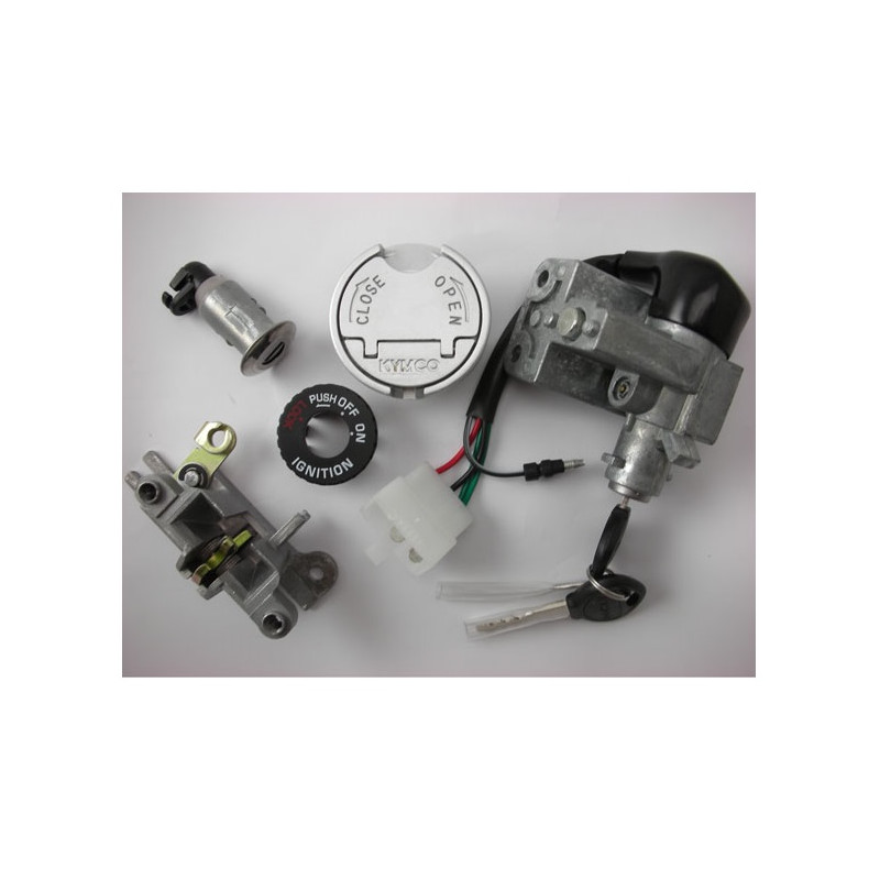 ignition lock Kymco original set + fuel cap 12 inch agility carry, agility delivery 35010-alc8-e60