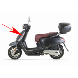 sierstrip Kymco origineel beenschild links chroom new like 64314-acc1-e10-f1p