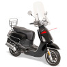 trim strip Kymco original leg shield right front chrome new like 64313-acc1-e10-f1p