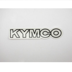 sticker Kymco original leg shield word [kymco] white diamond sco kymco, vp50 87140-lfc8-e80-t02 op op