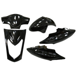 body panel set 2-persons black 5-parts Kymco Agility