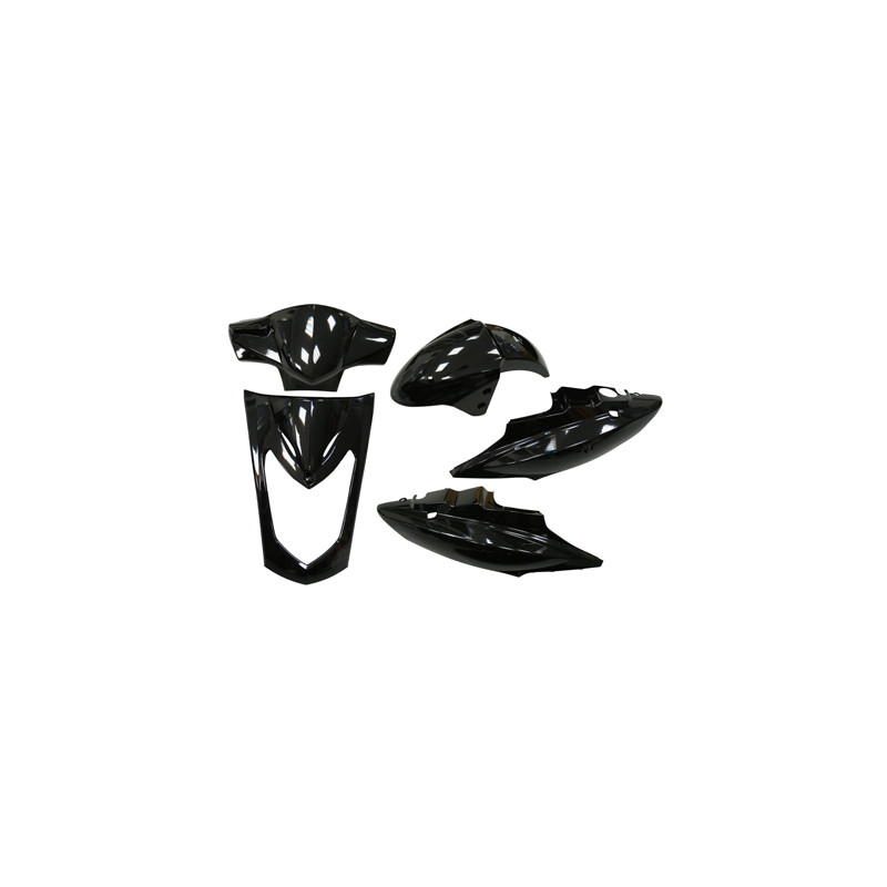 body panel set 2-persons black 5-parts Kymco Agility