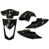 body panel set 2-persons black 5-parts Kymco Agility