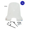 windscherm Regia met bevestigingsset hoog (made in EU) 67cm helder kymco, like