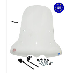 windscherm Regia met bevestigingsset (made in EU) hoog 70cm helder kymco, vp50