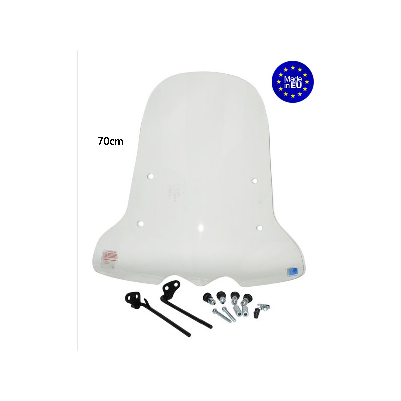 windshield Regia with mounting set (made in EU) (made in EU) kymco 70cm clear kymco, vp50