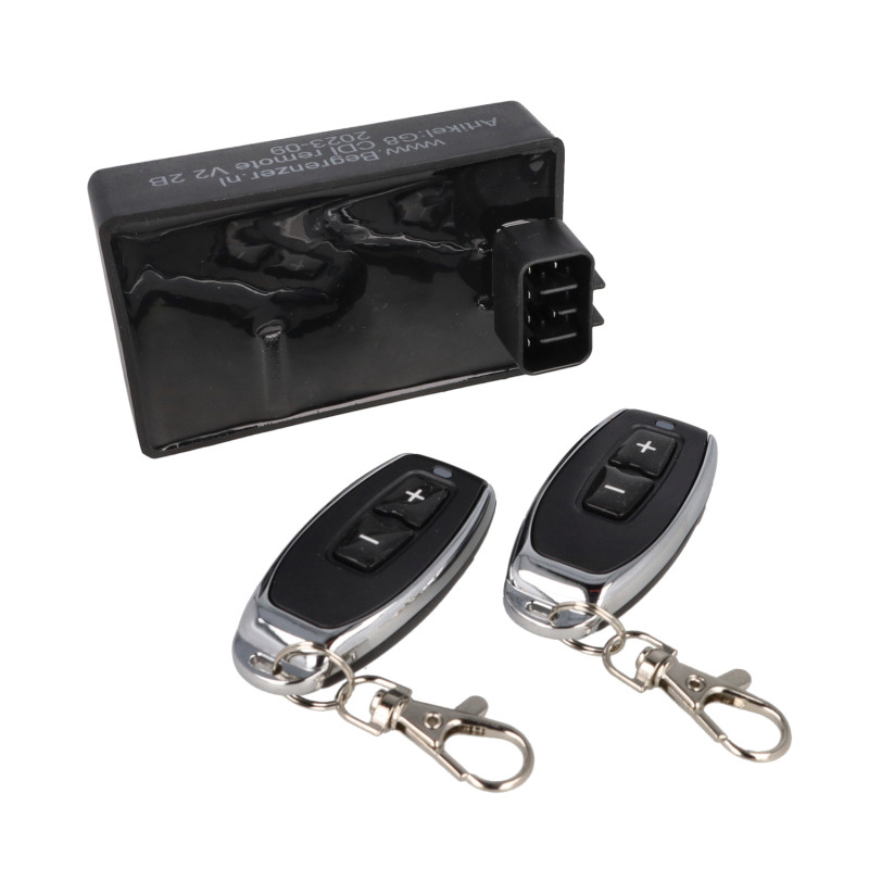 toerenbegrenzer euro-b regelbaar + afstandsbediening agility 16inch, agility rs, like, super-8, vp50