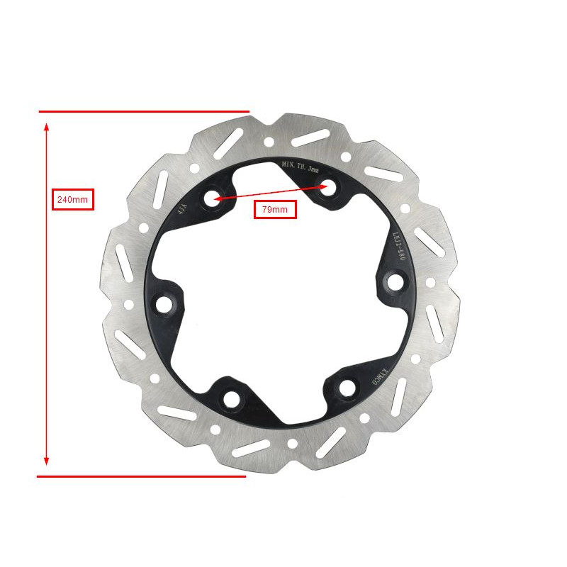 brake disc Kymco original 5-hole front super-8 45121-lej2-e80