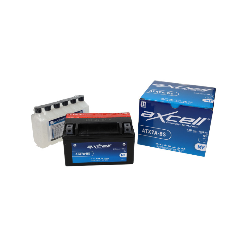 battery Axcell atx7a-bs/ytx7a-bs peugeot-4t, sco kymco 4t, sco china 4t, sco sym 4t