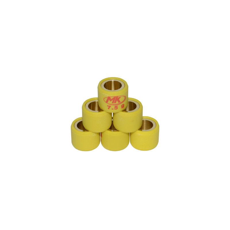 variator roller set Metrakit 7.5gr 16x13mm sco gy6, sco piaggio ot 945v1101