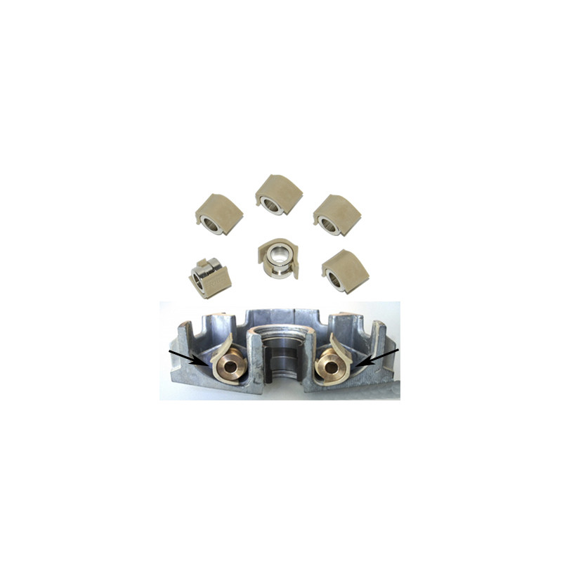 variator roller set Tech pulley 11.0gr 16x13mm kymco, peugeot, sco china 4t, sco gy6, sco piaggio ot op op