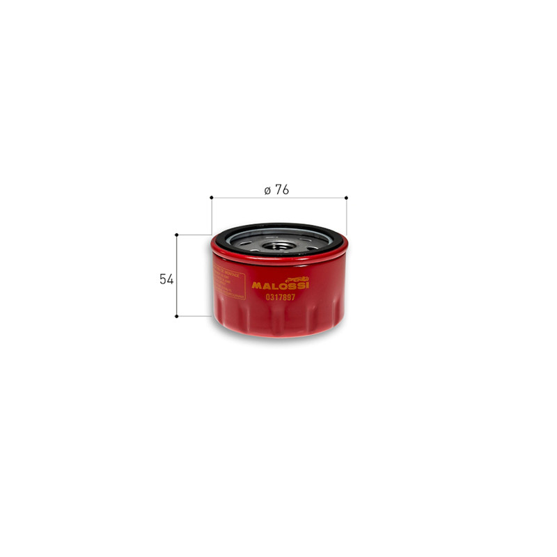 oliefilter malossi ak550i, bmw, c 400 gt, c650gt, kymco, r1200 0317897