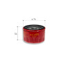 oliefilter malossi ak550i, bmw, c 400 gt, c650gt, kymco, r1200 0317897